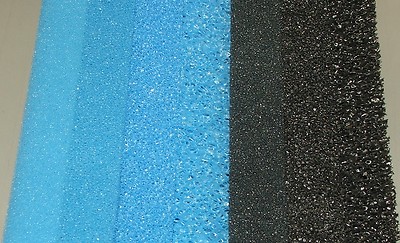 Lasama Filtermatte / Filterschaum blau oder schwarz 50x50x3cm, Filterschwamm