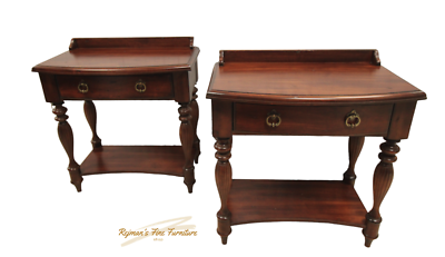 Pair Harden Segamore Collection Maple Night Tables With Gallery