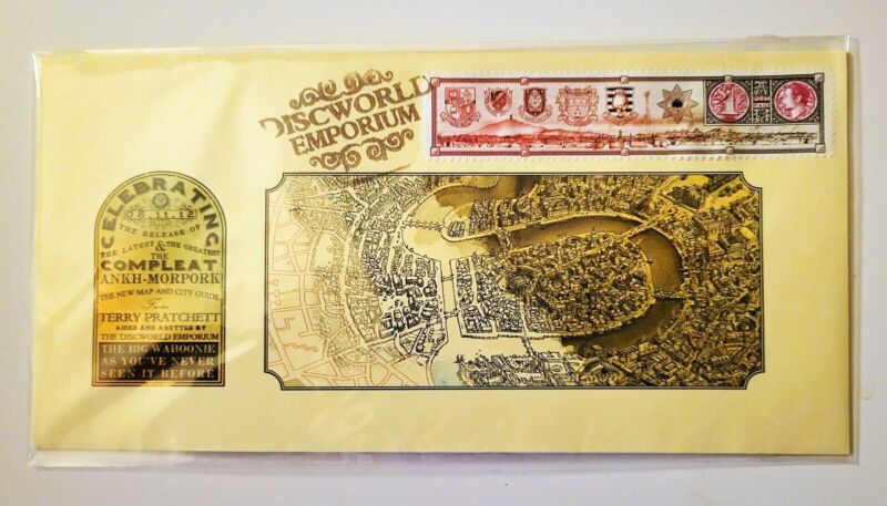  Limited Edition Cover Terry Pratchetts Discworld Cinderella Stamp only 150 made