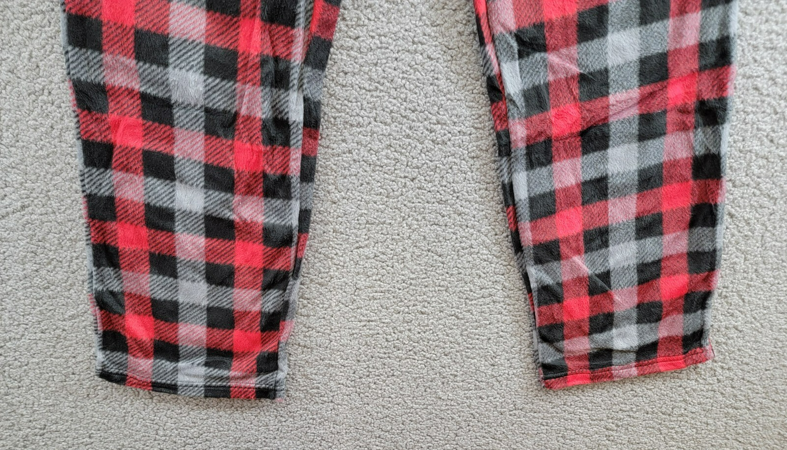 Max & Olivia Flannel Pajama Set Big Boys XL (16-18) Red Multi Plaid Button Front - Picture 14 of 22