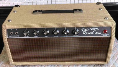 Handwired Guitar Amp Head Princeton Reverb in Tweed 6V6*2, 12AX7*3, 12AT7*1