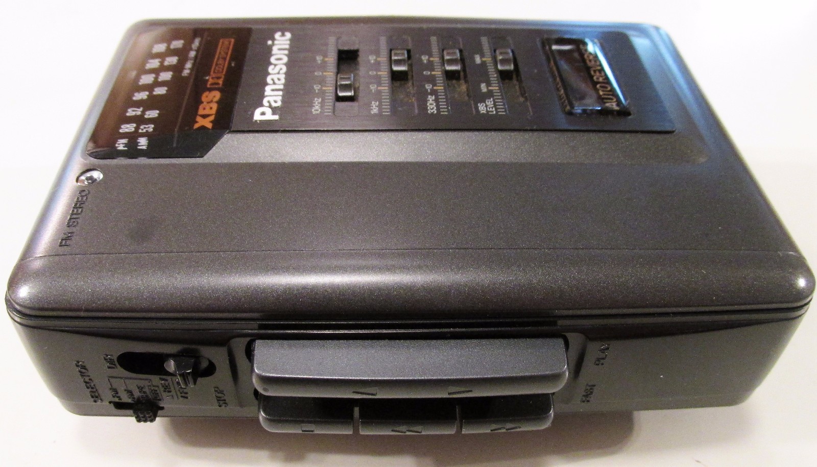 Vtg Panasonic RQ-V162 Stereo AM/FM Radio & Cassette Player w/Original Headphones