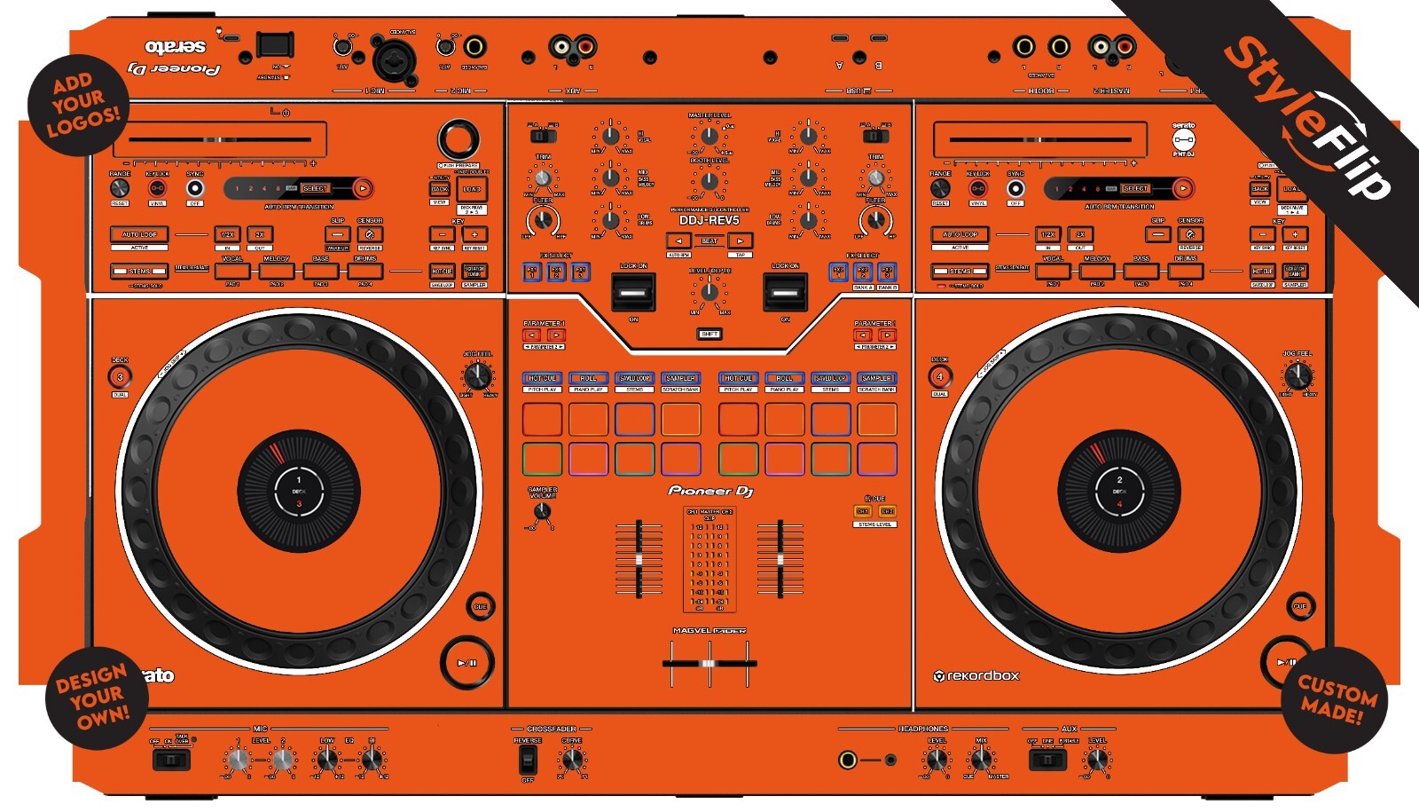 Pioneer DDJ-REV5 Skin | Custom Design | Protective Decal