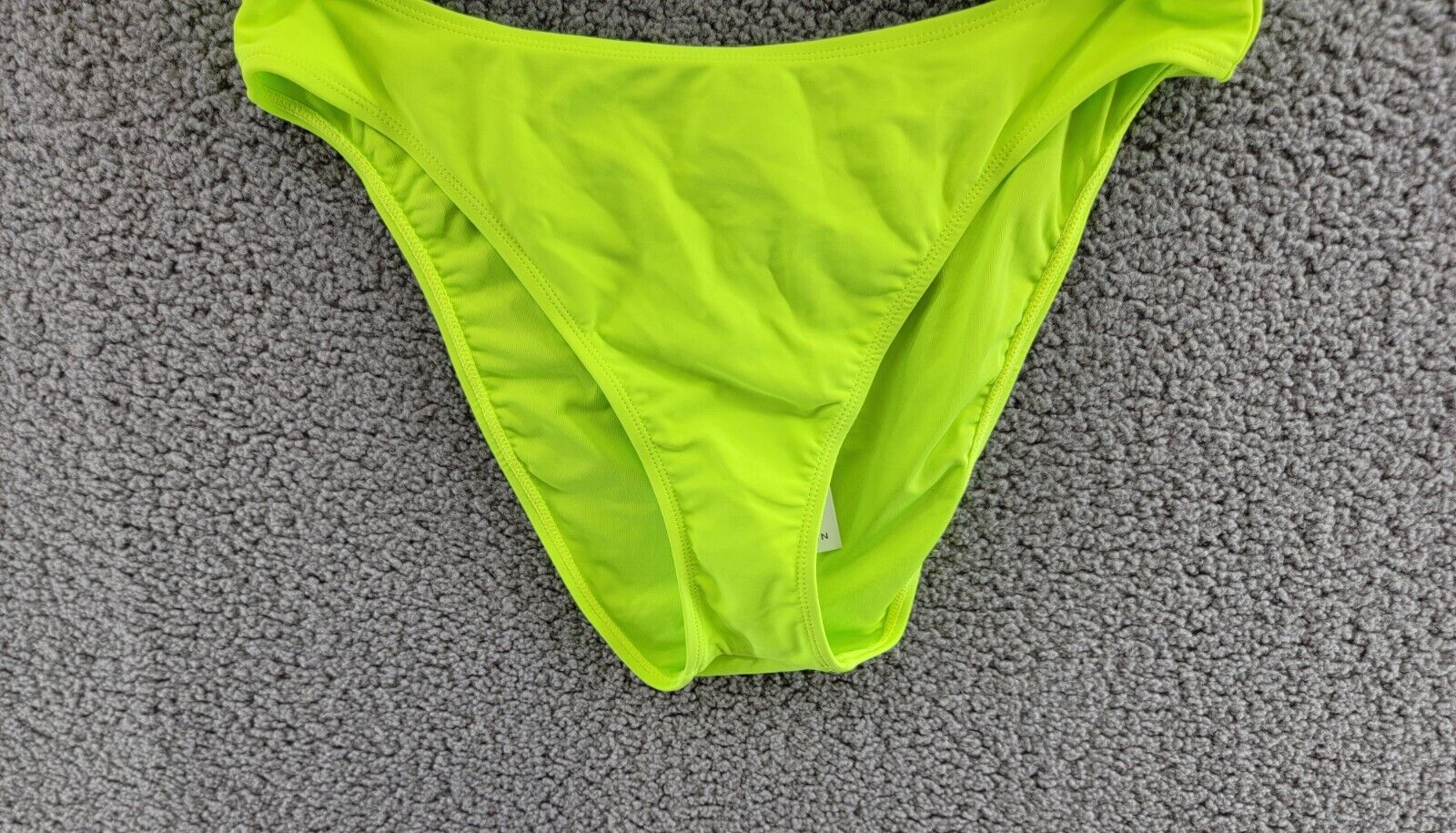 Good American Cutout Monokini Swimsuit Women's 3 Electric Lime Pull On Style - Picture 4 of 15