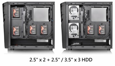 Thermaltake Commander C32 Motherboard Sync ARGB ATX Mid Tower Computer Chassi...