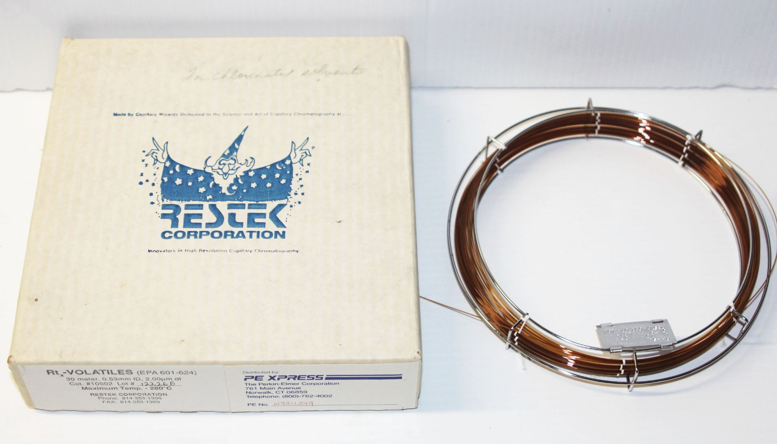Restek Rtx Volatiles GC Capillary Column 30m x 0.53 mm 2um