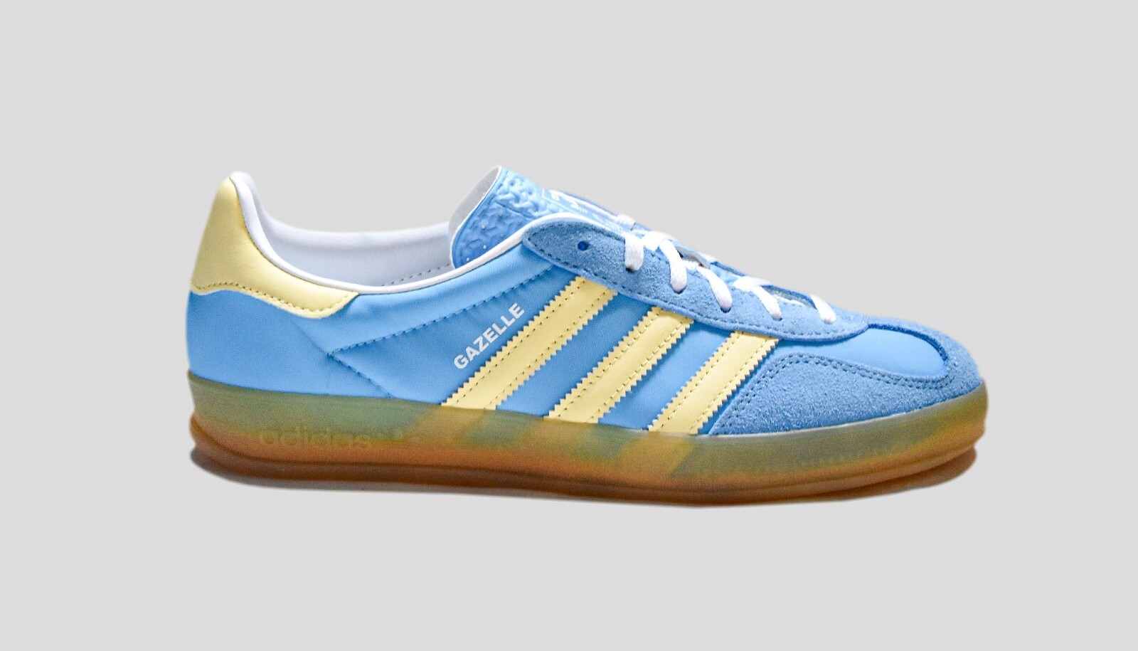 ★adidas★ Gazelle  Blue Yellow ADIDAS GAZELLE INDOOR BLUE/YELLOW SZS 7 8 8.5 9 9.5 10 10.5