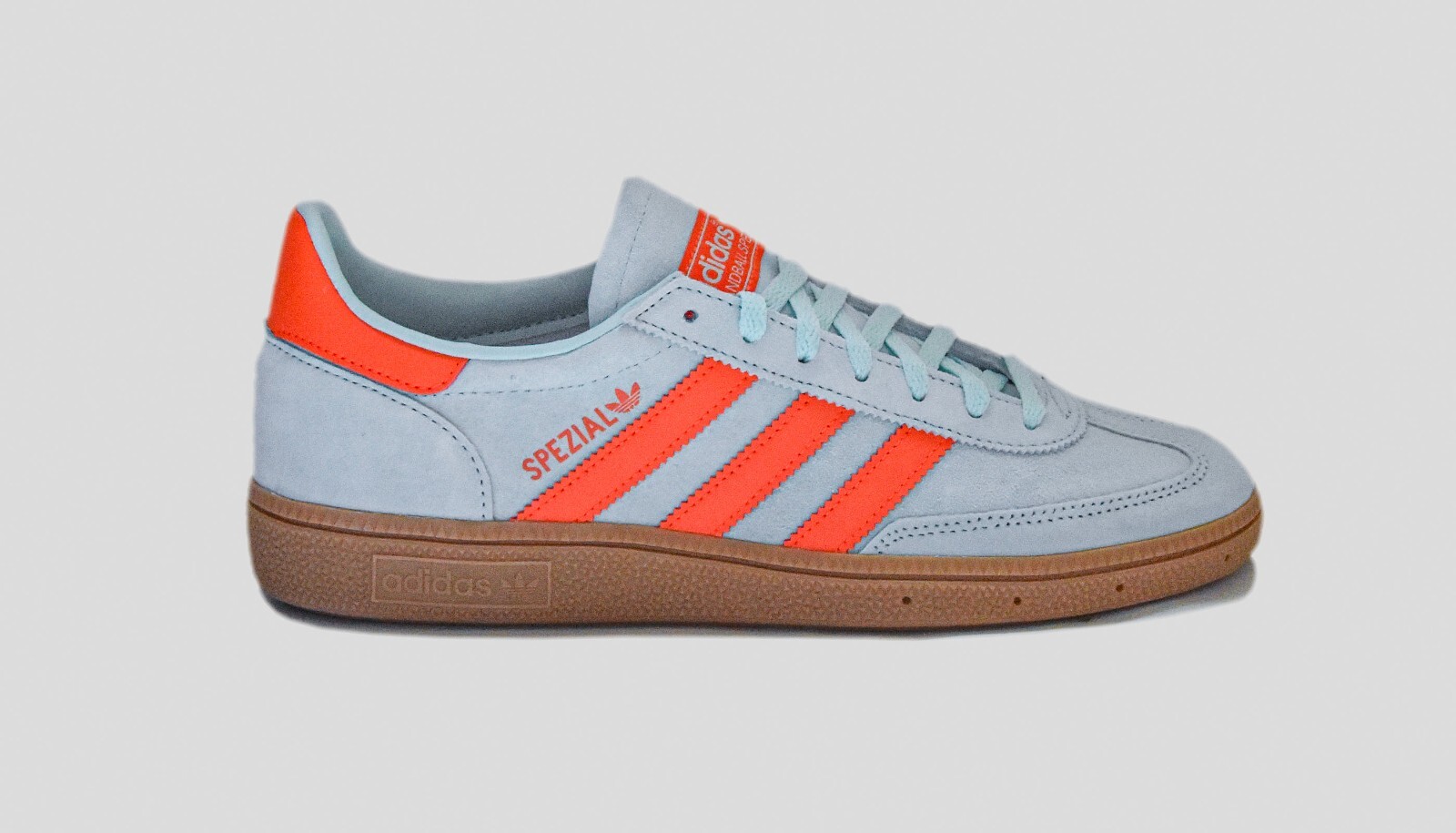 ADIDAS HANDBALL SPEZIAL W AQUA BLUE/ORANGE SIZES 4 6.5 7 7.5