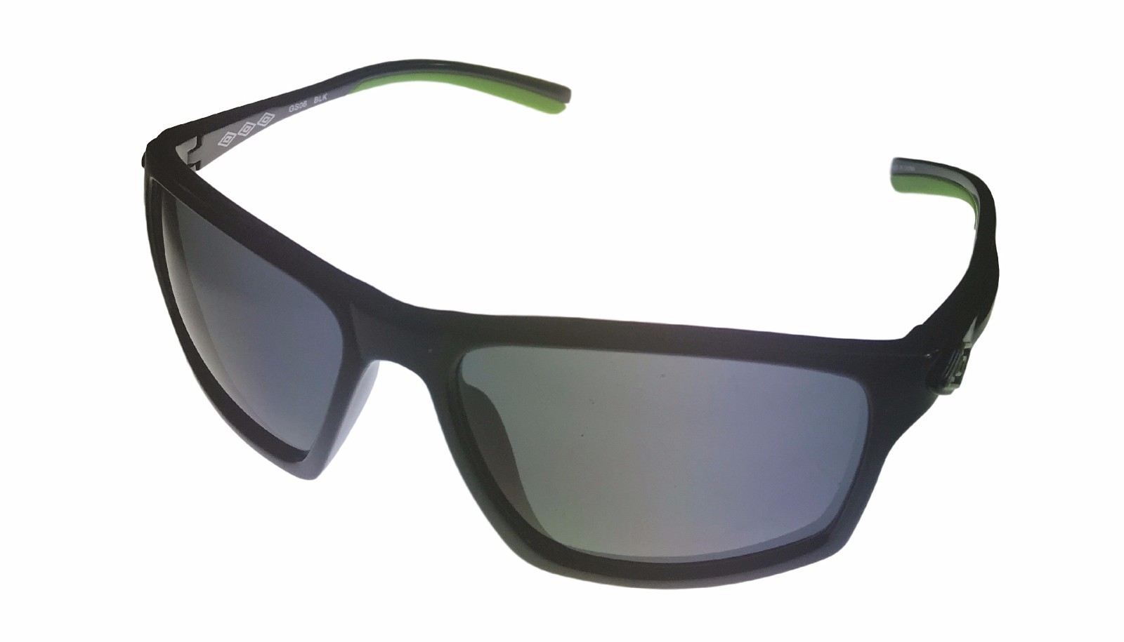 Umbro Sunglass Mens Black, Light Smoke Lens Plastic Sport