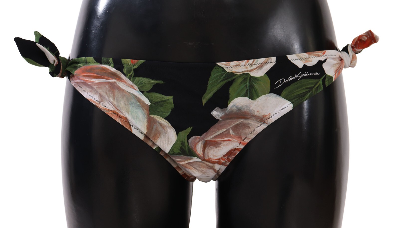 

DOLCE - GABBANA Купальники Низ бикини Купальник с принтом черных роз IT4 /  250 долларов США, Multicolor