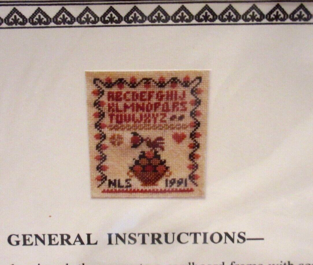 Threads Through Time THE BASKET & BIRD SAMPLER Counted Cross Stitch KIT