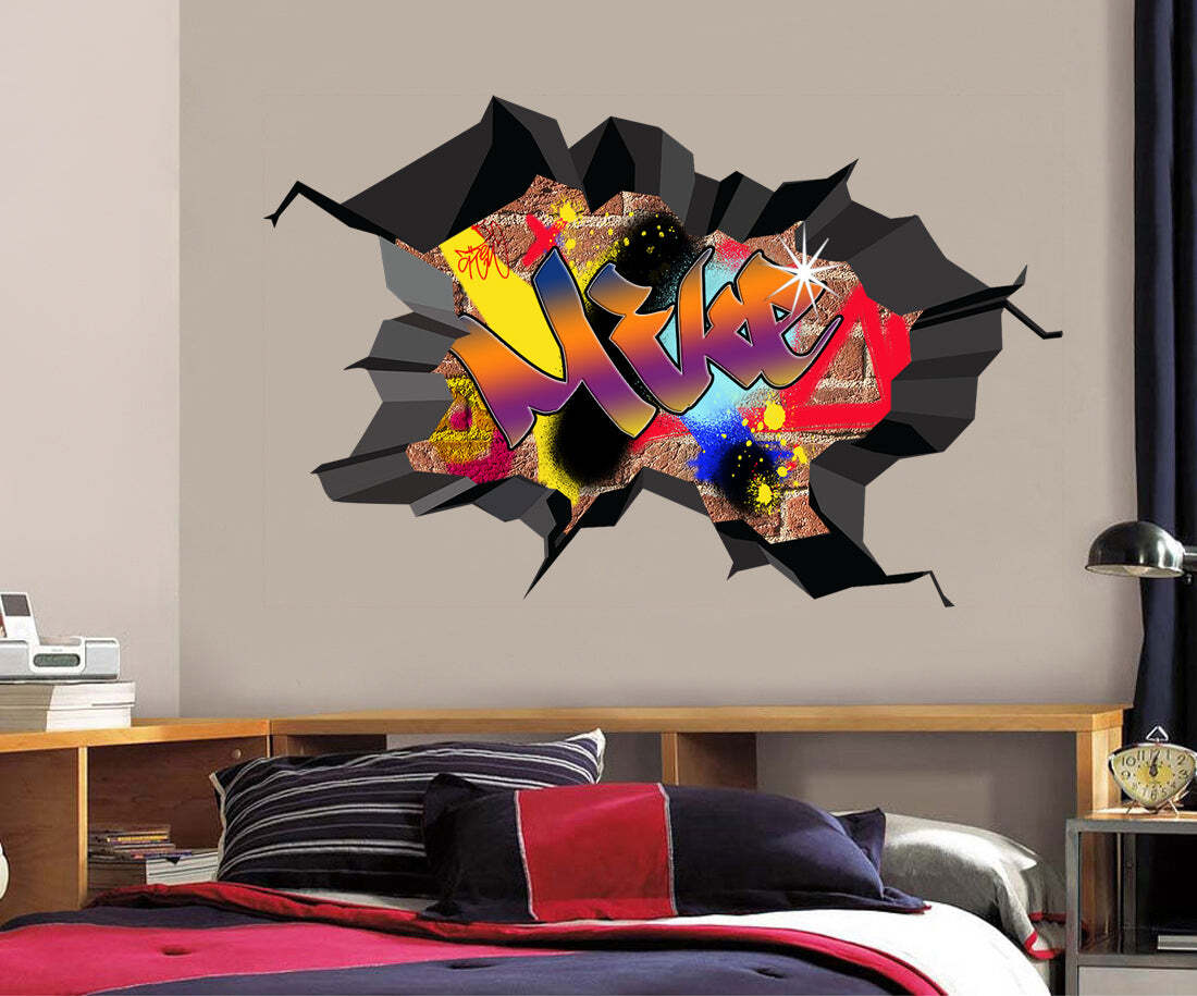 Graffiti Personalized Custom Name Wall Sticker Decal WC78