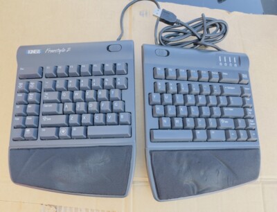 Kinesis KB800PBUS Freestyle 2 Ergonomic Split Keyboard US Layout For PC Used