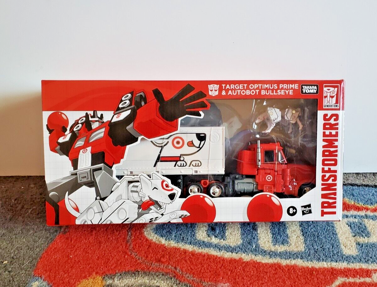 トランスフォーマー　オプティマスプライム　ブルズアイ　ターゲット Transformers Target Optimus Prime and Autobot Bullseye