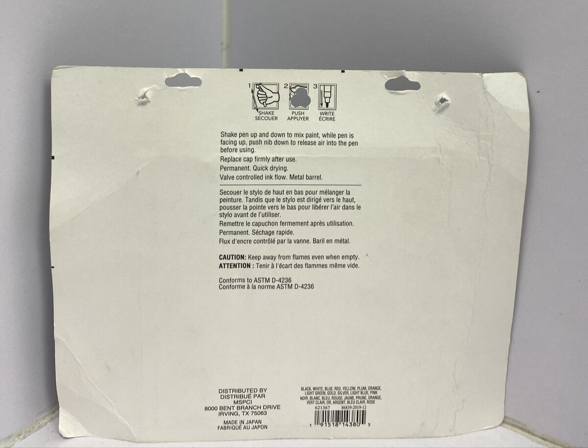 Craft Smart Premium Fine Tip OilBased Paint Pens