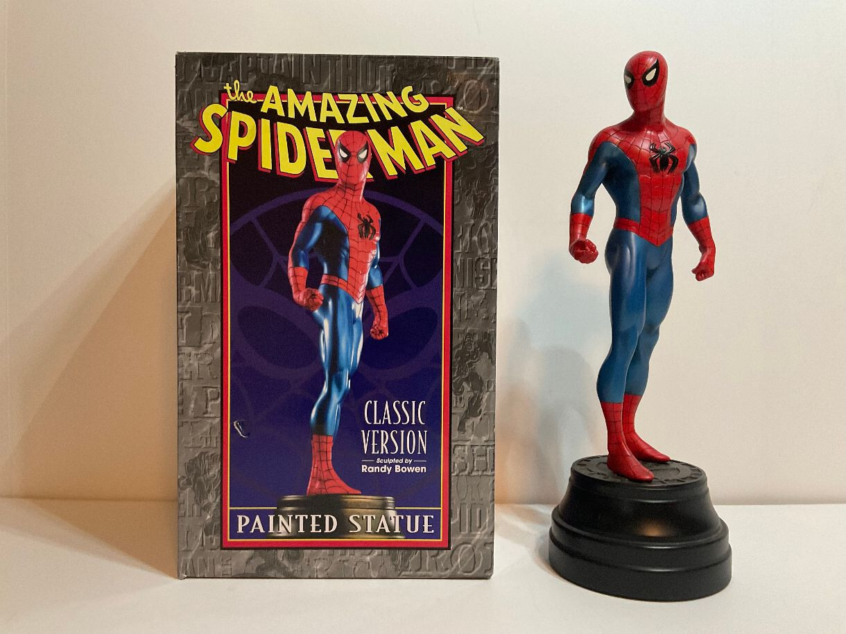 Amazing Spiderman Classic Version Painted Statue Randy Bowen