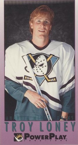 1993-94 Fleer Power Play - Troy Loney #8
