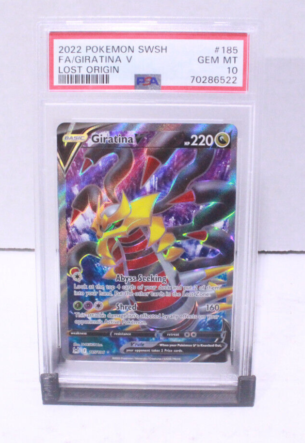 Giratina V SR SA psa10 ＋GradedGuard 2022 Pokemon Sword & Shield Lost Origin 186 Fa/giratina V