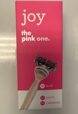  Joy By Gillette The Pink One 1 Razor + 2 Cartridges