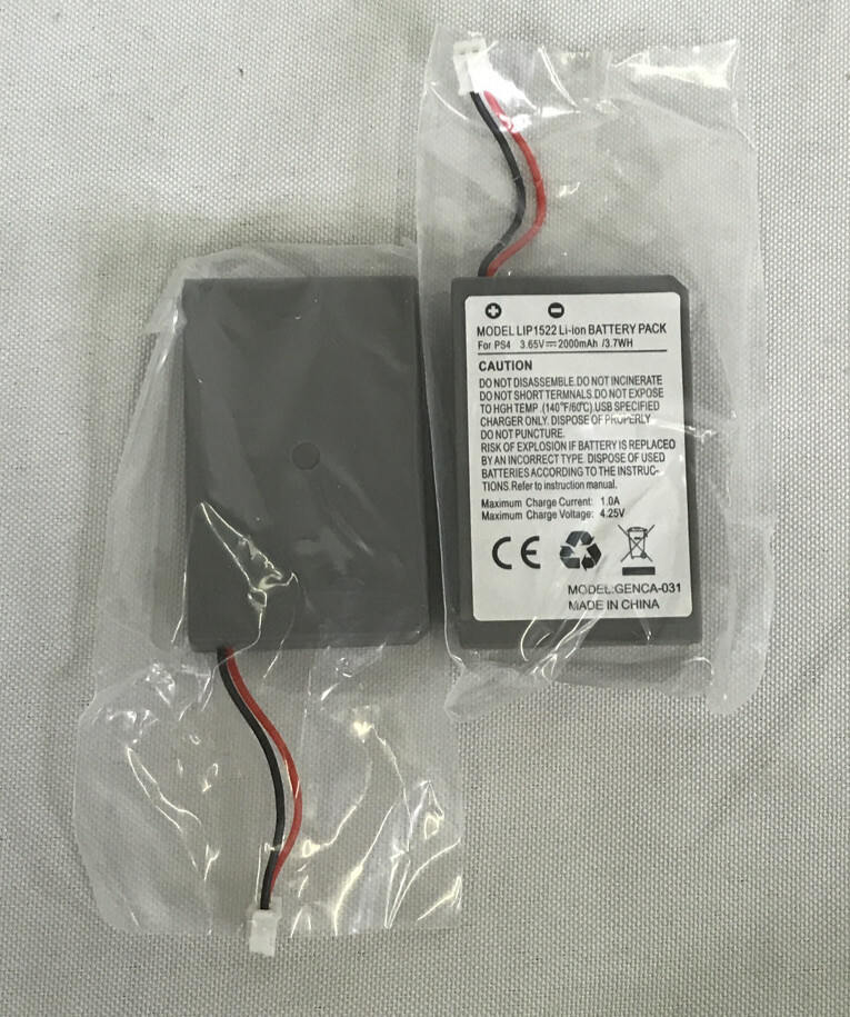[2 Pack] 2000mAh LIP1522 Replacement Battery for PS4 Dualshock 4