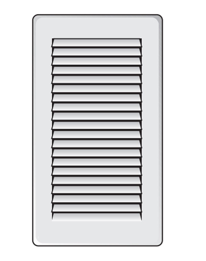 Griglia Di Ventilazione 14x24Cm In Plastica Per Aspirazione Aria Aerazione dfh