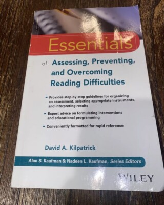 Essentials of Assessing, Preventing ..Reading Difficulties  - 2015 pb - good 