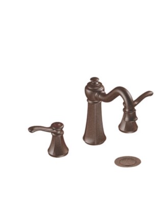 MOEN T6305ORB Vestige High Arc Faucet 2 Handle  Oil Rubbed Bronze