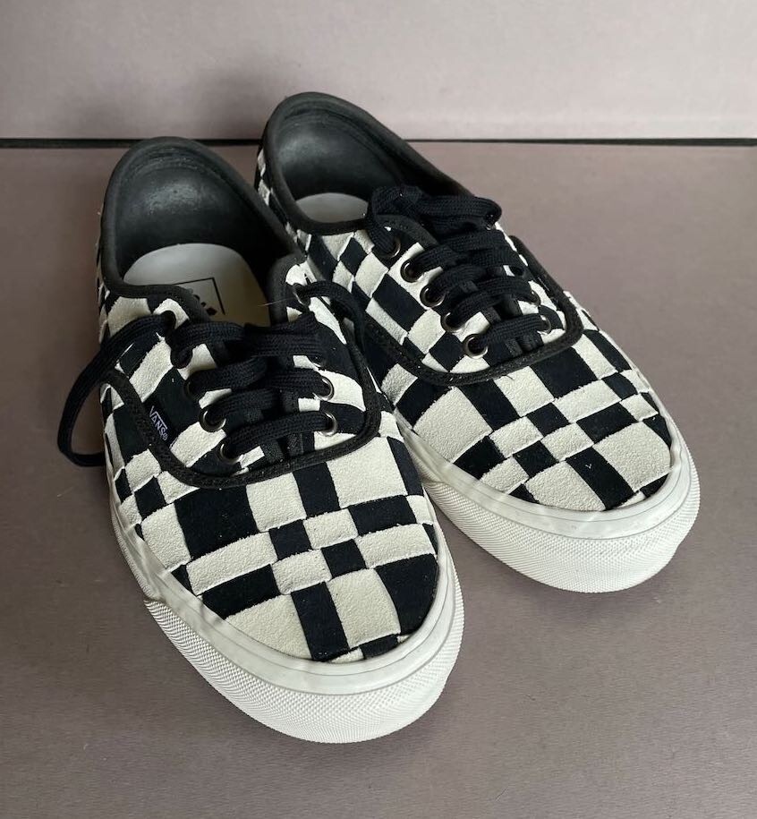 VANS Authentic 44 DX Woven Check Black/White Checkerboard VANS Authentic 44 DX Woven Check Black/White Checkerboard
