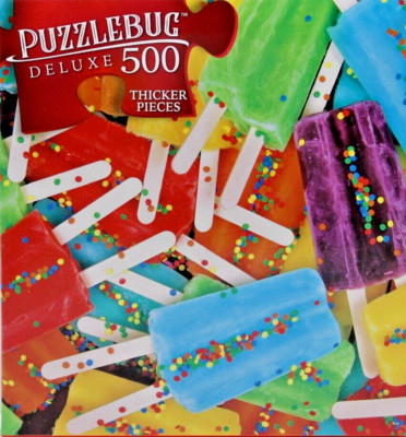 500 Pieces Jigsaw Puzzle Summer Popsicles Puzzlebug Deluxe 20 X 12