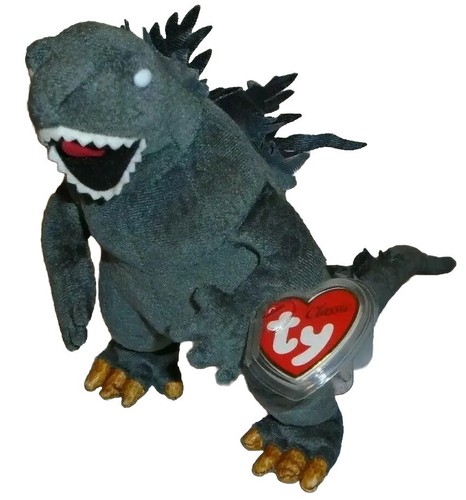 Ty Classic GODZILLA (White Eyes) Japan & NY TOY FAIR