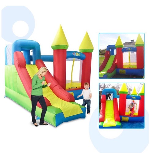 YARD Bounce House with Slide Blower Inflatable Bouncer Bouncy Castle Jump House