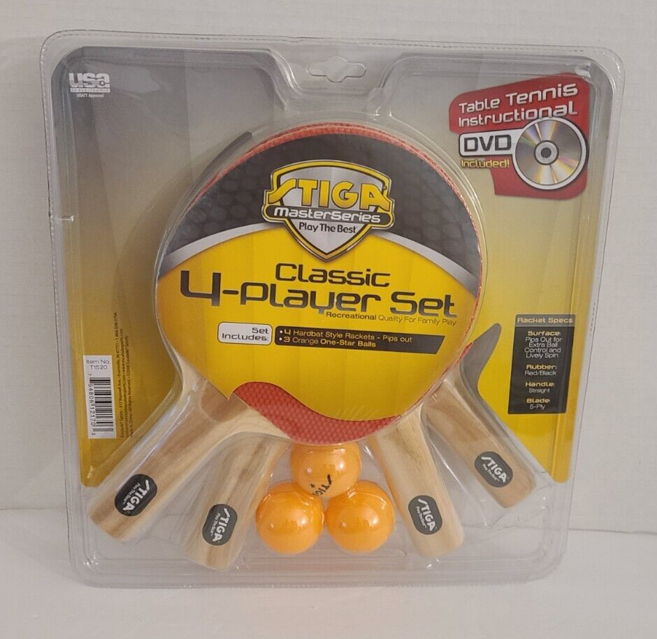 Tennis Set W/ Instructional Dvd Sealed New