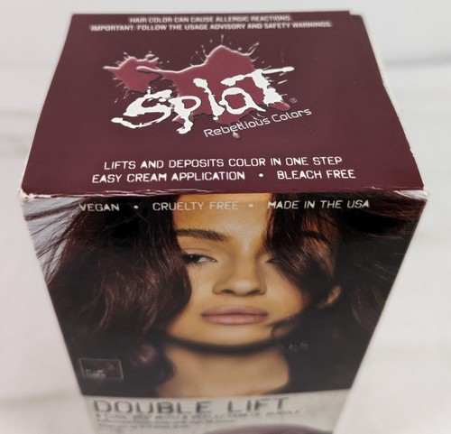 Splat Double Lift For Dark Hair Plum Siren Permanent Bold Hair Color Cream NEW