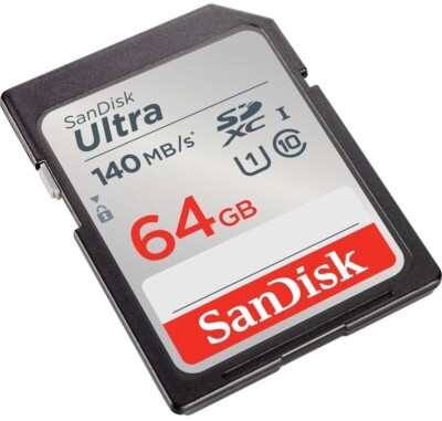 SanDisk Ultra SD Memory Card 32 64 128 256 512 GB SDHC Class 10 For Cameras lot
