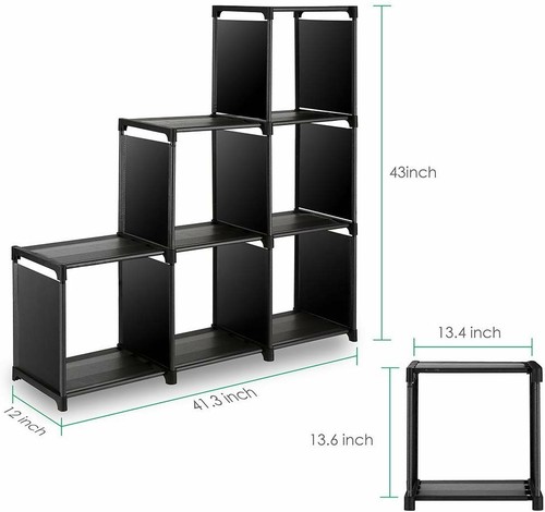 TomCare Cube Storage 6-Cube Closet Organizer Shelves Storage Cubes Organizer...
