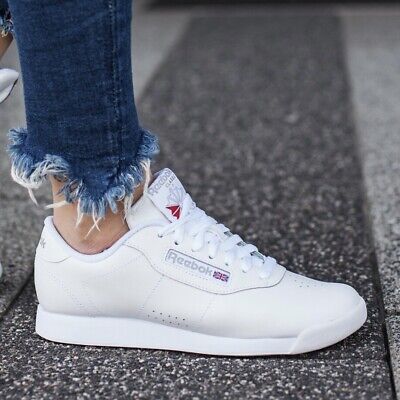 ❤️ Reebok Classic Princess Women Tennis Shoe Athletic Sneaker White Trainer #475