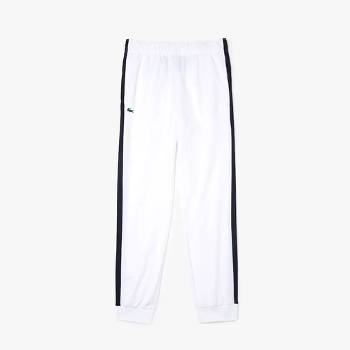 

Мужские теннисные тренировочные штаны Lacoste белого/темно-синего цвета SPORT, White/navy blue
