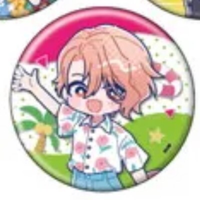 Obey Me!  asmodeus Summer sea mini character can badge no tracking