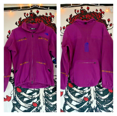 The North Face Rage 92 Full Zip Fleece Purple Sweatshirt Jacket