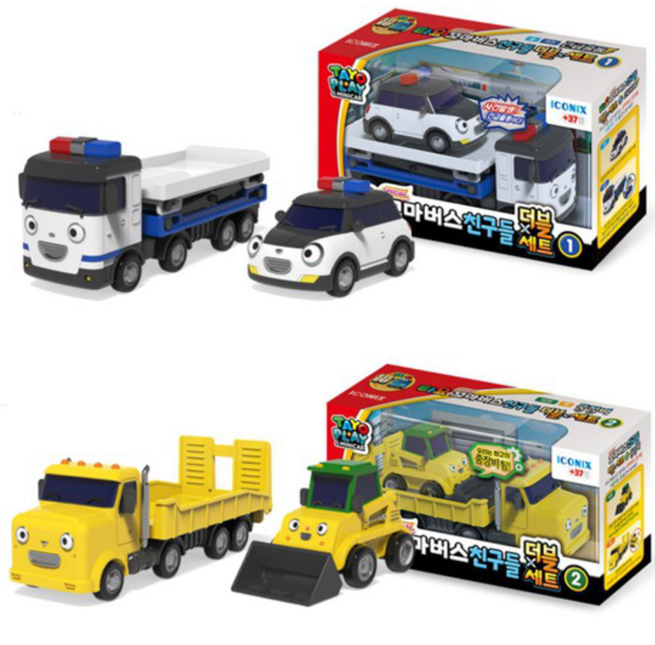 TAYO The Little Bus Special mini Cars Double Set Ver.1 & Ver