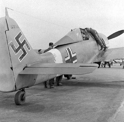 WW2 ドイツ空軍　FW-190 WW2 Photo WWII Captured German Luftwaffe Fw 190 Focke-Wulf