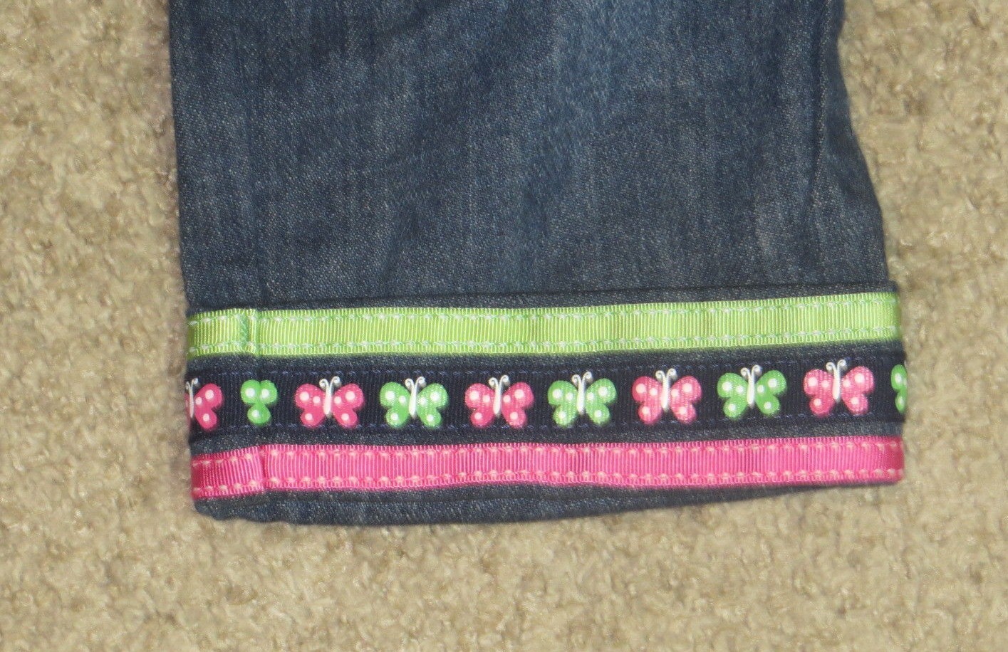 Gymboree Garden Friends Butterfly Jeans Size 4T