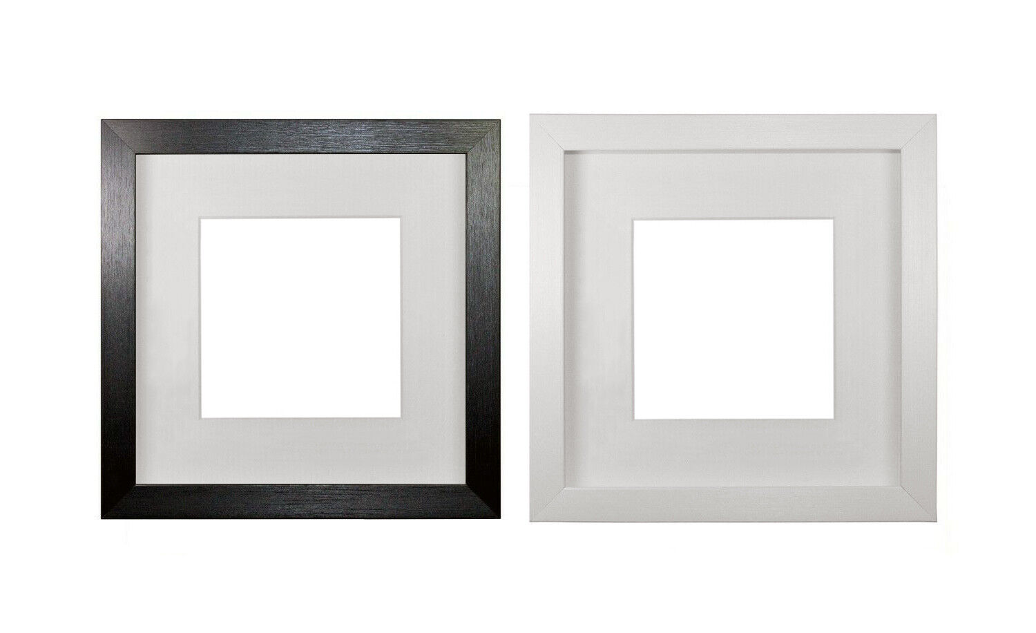 Black & White Ikea Ribba style box Frame 23x23CM 3D 3cm Deep Black & White Ikea Ribba style box Frame 23x23CM 3D 3cm Deep