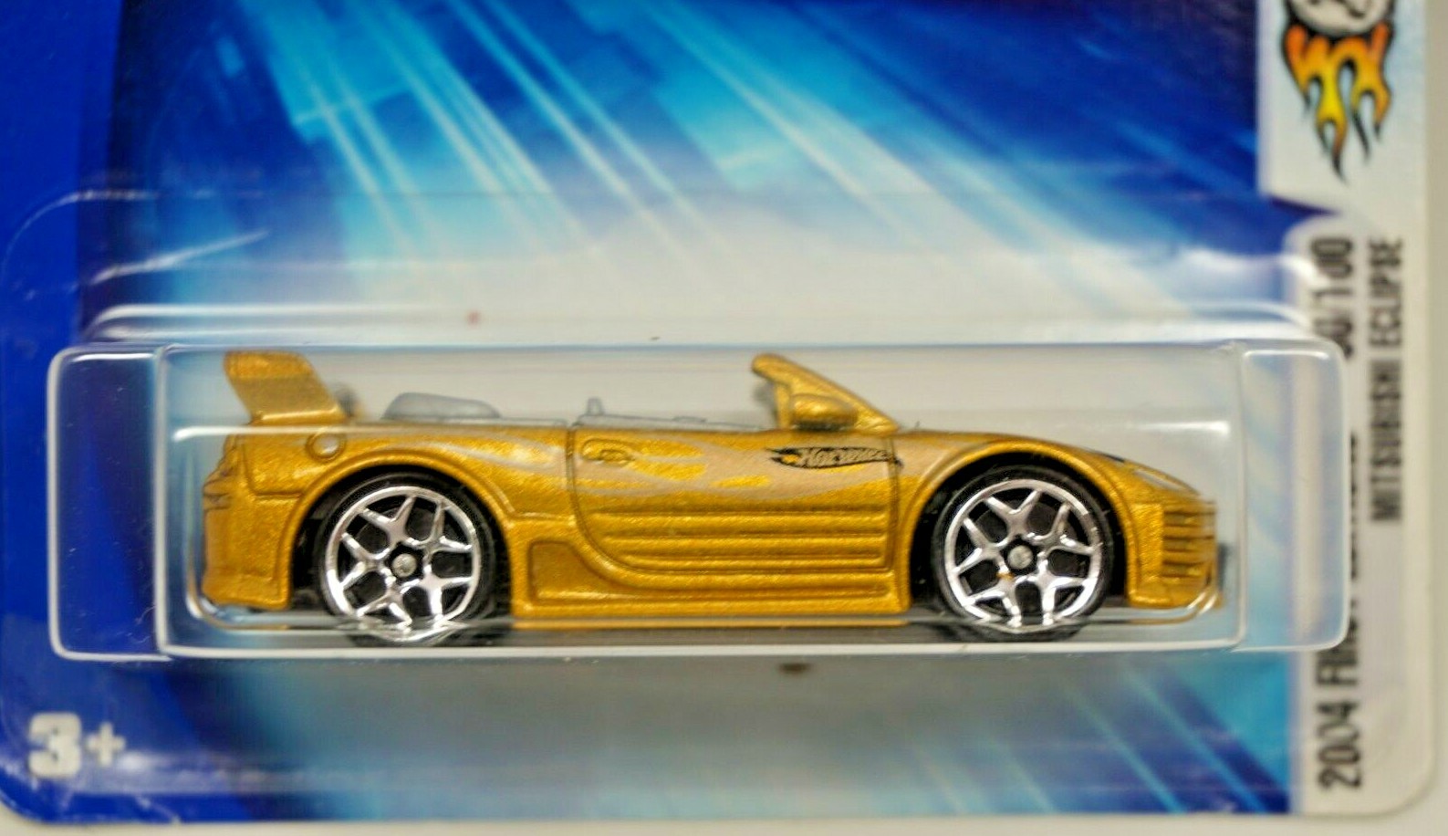 2004 Hot Wheels First Editions Gold Mitsubishi Eclipse 90