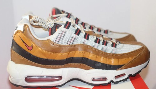 Nike Air Max 95 Escape QS DS Size 10.5 Ale Brown Dragon Red