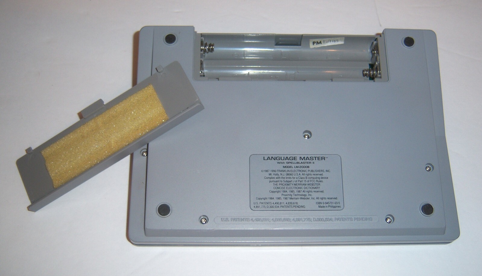 Franklin LM-2000B ~ Dictionary & Thesaurus Language Master / Merriam-Webster ^