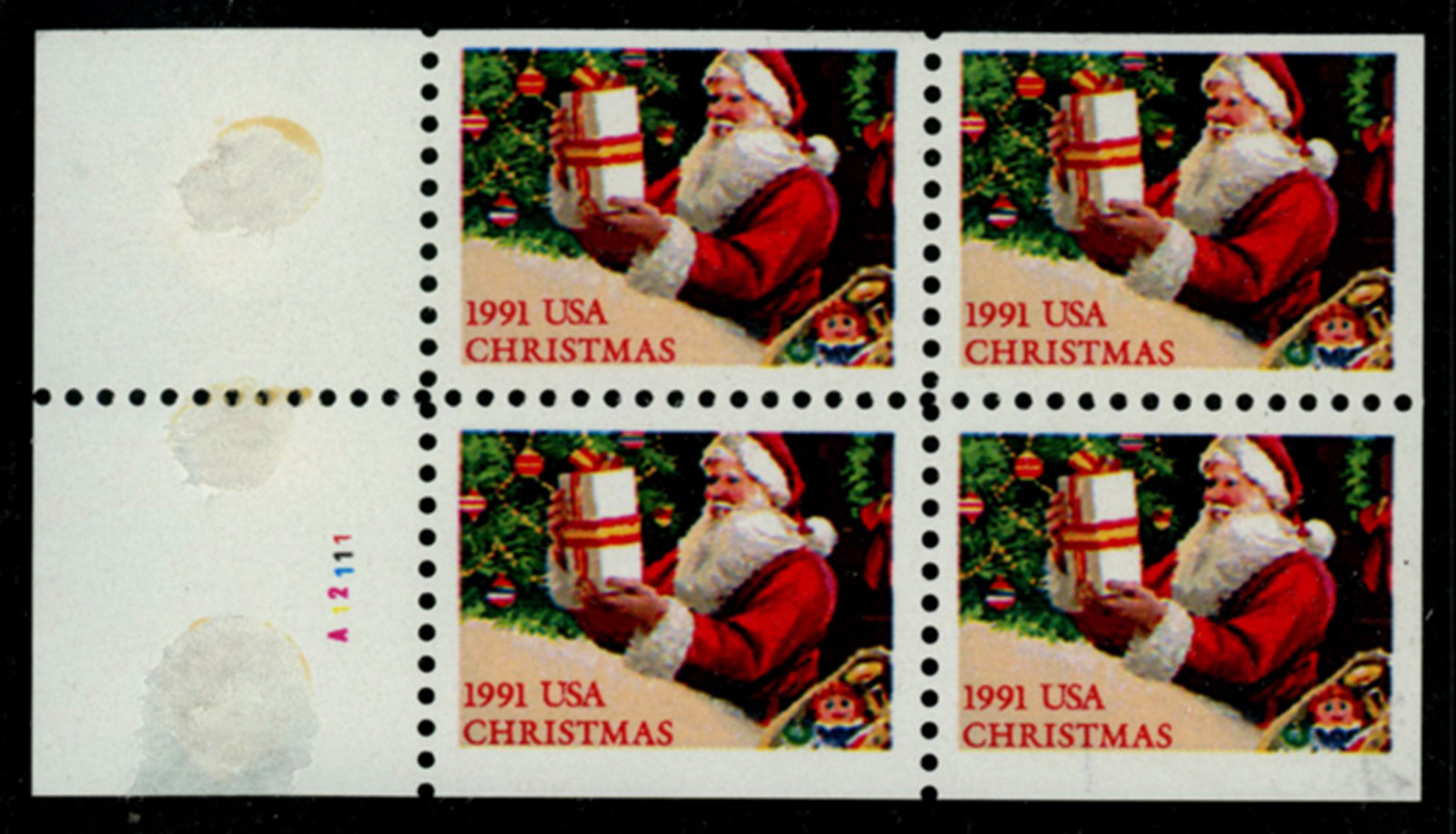 1991 Exploded Christmas booklet of 20 29c stamps MNH SC 2580-85 Combine Shipping