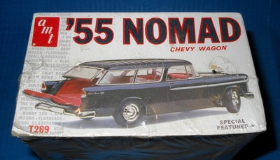 AMT 55 NOMAD Chevy Wagon T 289-Stock-Custom-Gasser-FS Box-Model Car Swap Meet