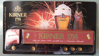 Miniatur Werbetruck LKW Scania Kirner 1798 Bier des Jahres 2001