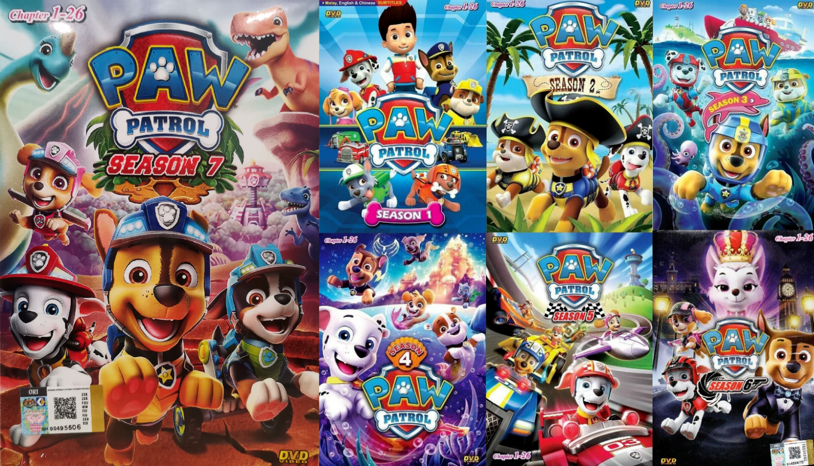 【セット販売】PAWパトロール　シーズン1&2 DVDセット DVD Anime PAW PATROL Complete Series Season 1 & Season 2